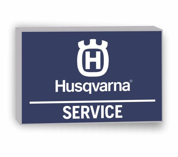 HQ LED Service sign for wall 1450x1000x170 mm
